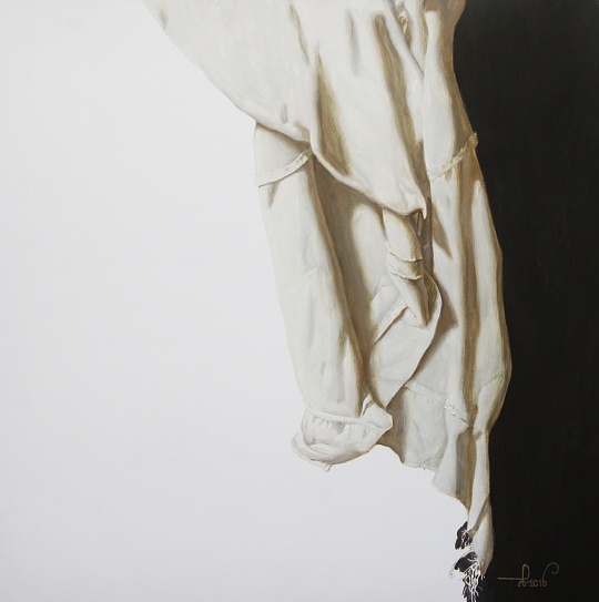 White draping. Victor Ponomarenko