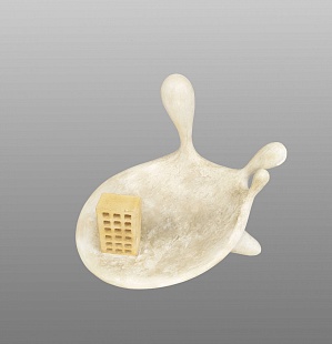 Картина абстрактная скульптура 8