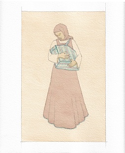 Картина эскиз к проекту «Ткань 90-х. Сумки»