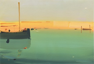 Картина венеция. Большая вода