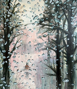 Картина что-то в озере