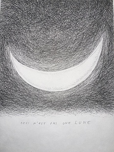 Картина ceci n’est pas une lune. Это не луна