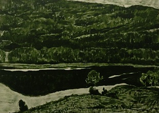 Картина пейзаж. Хакасия 3