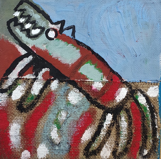 Картина зубастый волк фото 1