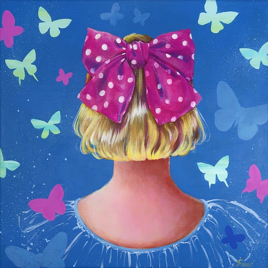 Картина полет бабочки фото 1