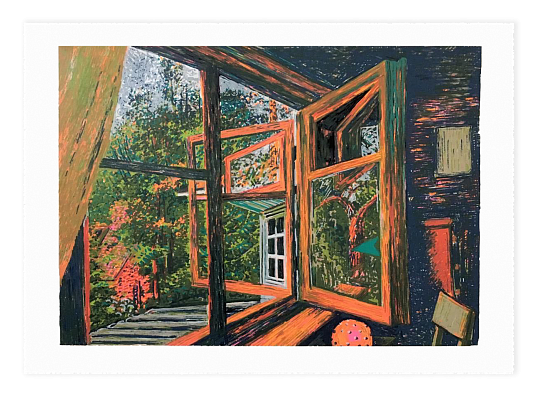 Картина окно фото 1