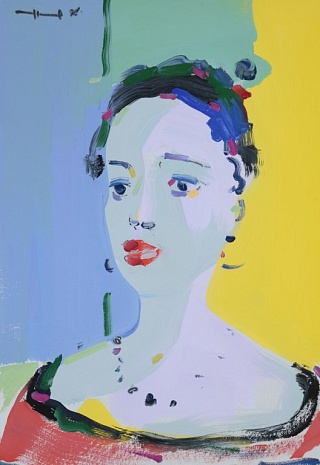 Картина парижанка