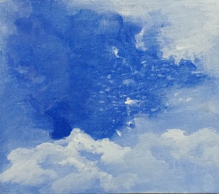 Картина небесные явления: облака, звёзды