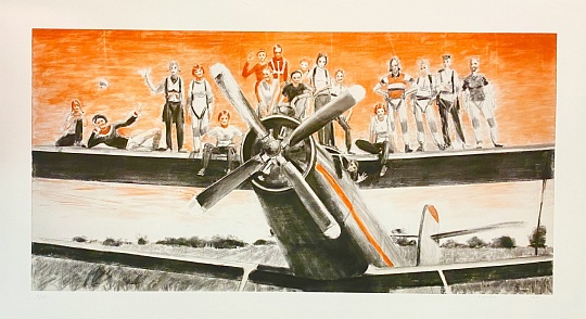 Картина самолет фото 1