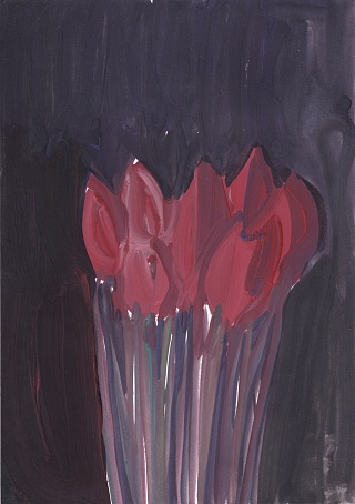 Картина серия "Кызгалдактар" (Тюльпаны)