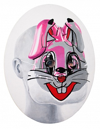 Картина серия "Маски" Заяц