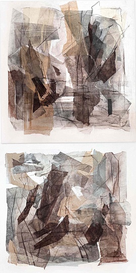 Картина диптих «Отражение мысли» фото 4