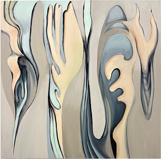 Картина vertical Currents II