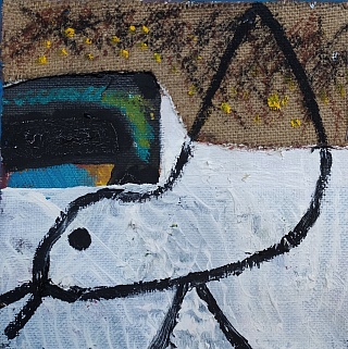 Картина птица