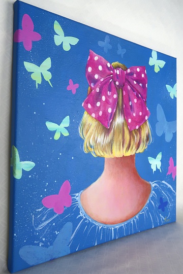 Картина полет бабочки фото 2