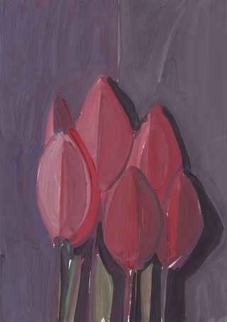 Картина серия "Кызгалдактар" (Тюльпаны)