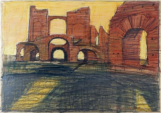 Картина  Villa dei Quintili- II