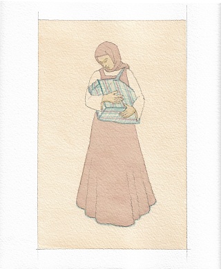 Картина эскиз к проекту «Ткань 90-х. Сумки»