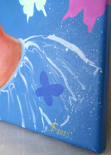 Картина полет бабочки фото 3