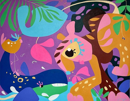 Картина встреча на берегу фото 1