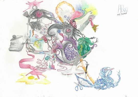 Картина автопортрет фото 1