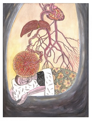 Картина анатомические стихи 2