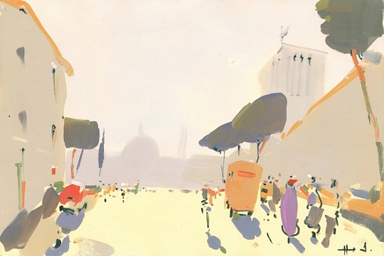 Картина утро в Риме II фото 1