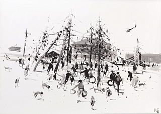 Картина первый снег