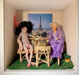 Картина мечты о Париже