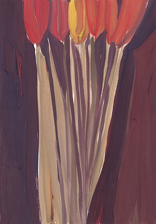 Картина серия "Кызгалдактар" (Тюльпаны)