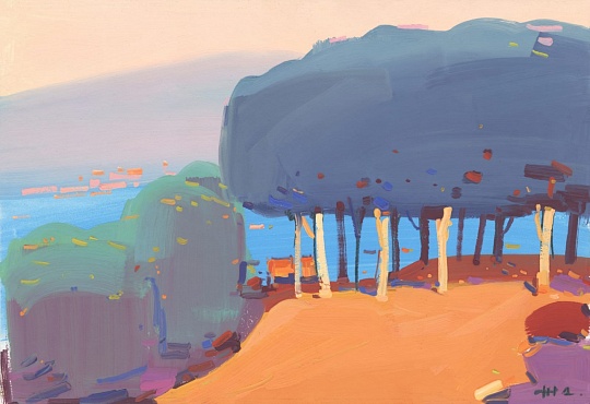 Картина сосновая роща. Испания фото 1