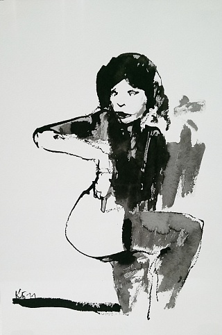 Картина серия «Голенькие»