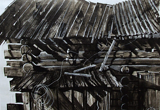 Картина сарай 2