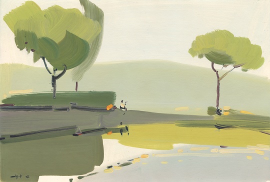 Картина река Пшада. Июль фото 1