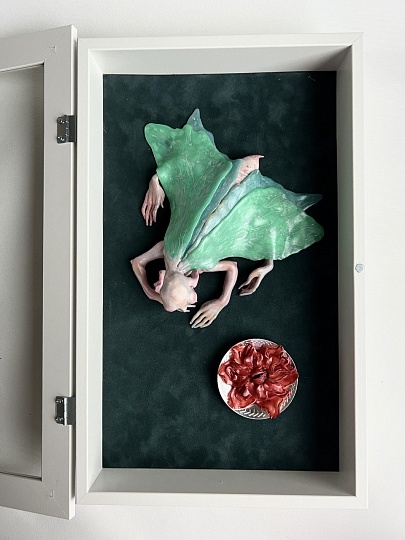 Картина мотылек в коробке фото 1