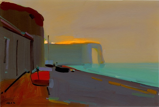 Картина этрета. Сумерки фото 1