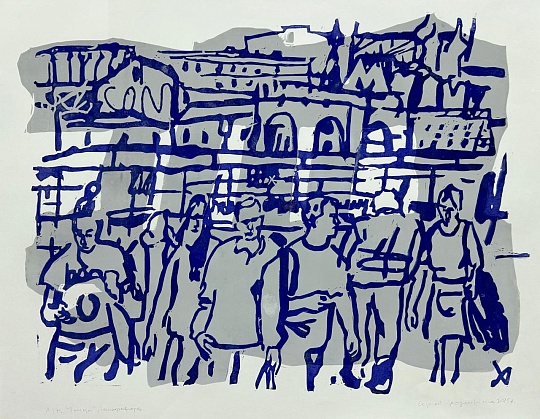 Картина улица фото 1