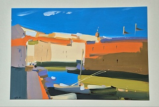 Картина новая крепость в Ливорно 