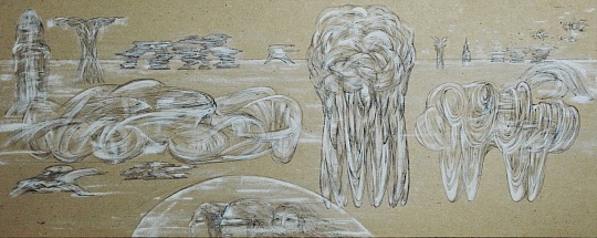 Картина архитектура футуризм 1. Серия из 4 листов фото 4