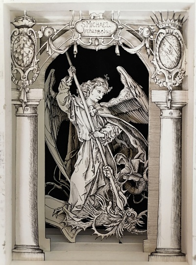 Картина коробочка “Святой Михаил” фото 1