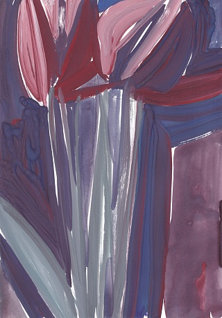 Картина серия "Кызгалдактар" (Тюльпаны)