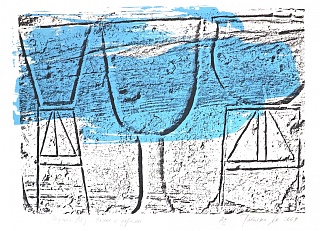 Картина мединет-Абу. Чаши с дарами