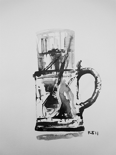 Картина серия «Стаканы» фото 1