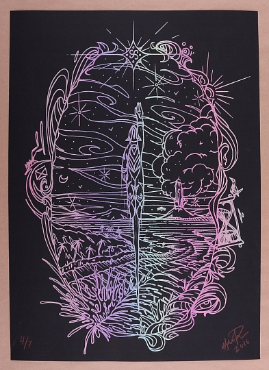 Картина взлет ракеты – время вперёд! фото 1