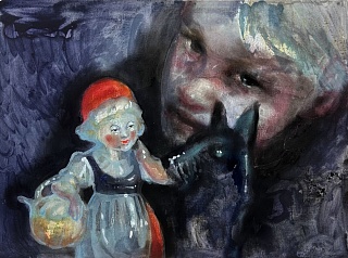 Картина красная шапочка