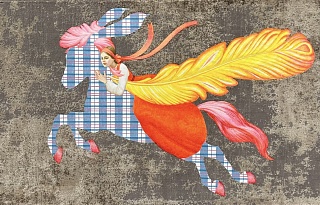 Картина легкость. Серия «Ткань 90-х. Сумки» 