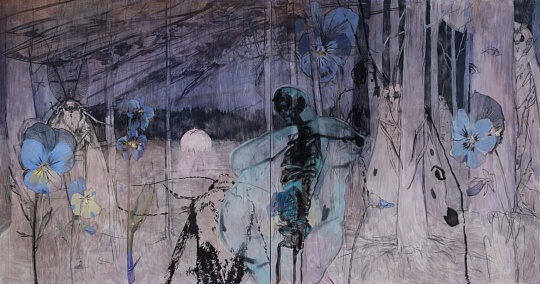 Картина диптих «Лес страхов» фото 1