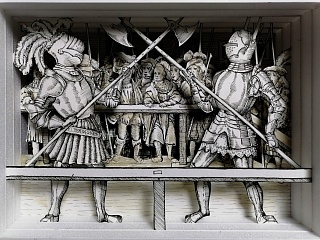 Картина коробочка “Поединок”