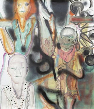 Картина без названия из серии "Гимнастки"