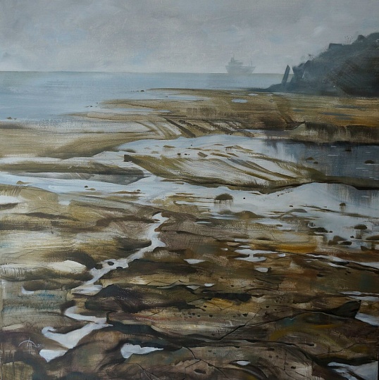 Картина вулканический берег на острове Вэй Джоу фото 1